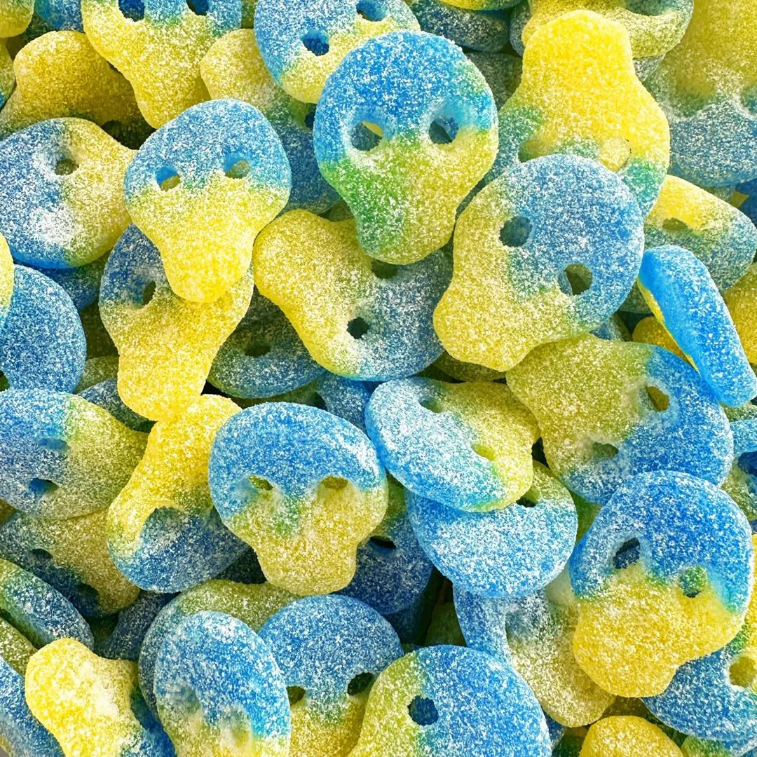 Fizzy Blueberry & Lemon Skulls